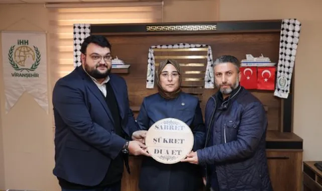 AK Partili Yazmacı, İHH Viranşehir Şubesini Ziyaret Etti