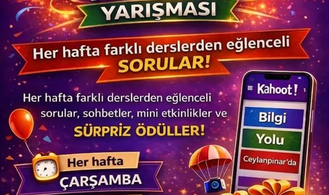 Ceylanpınar Gençlik Merkezi'nde Haftalık Kahoot Yarışmaları Başlıyor