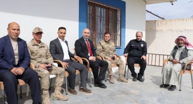 Ceylanpınar Kaymakamı ve Güvenlik Güçleri Şehit ve Gazi Ailelerini Ziyaret Etti