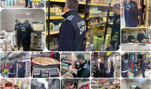 Eyyübiye'de İş Yerlerine Yönelik Kapsamlı Zabıta Denetimi
