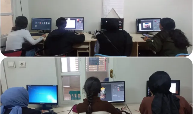 Eyyübiye'de Kadınlara Yönelik Grafik ve Animasyon Kursu Devam Ediyor