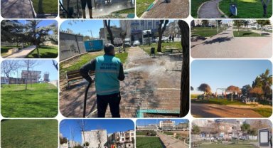 Eyyübiye'de Parklar Yenileniyor: Bakım ve Onarım Çalışmaları Devam Ediyor