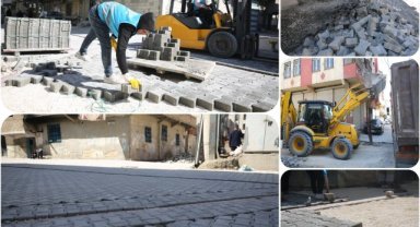 Eyyübiye'de Sokaklar Yeniden Yapılıyor: Altyapı Kazıları Sonrası Onarım Devam Ediyor