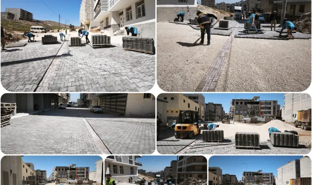 Eyyübiye'de Üst Yapı Çalışmaları Hız Kesmeden Devam Ediyor