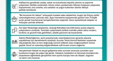 Haliliye Belediyesi Ekip Arkadaşlarından Memnuniyetini Dile Getirdi
