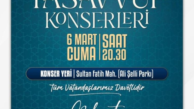 Haliliye Belediyesi'nden Tasavvuf Konseri ile Ramazan Daveti