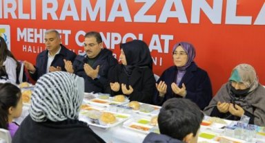 Haliliye İftar Çadırı'nda AK Parti Milletvekili Yazmacı ve Belediye Başkanı Canpolat Buluştu