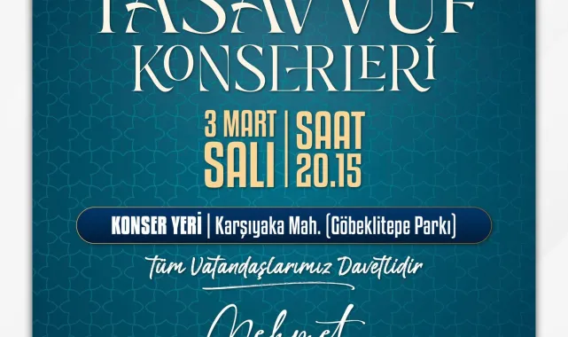 Haliliye'de Gönüllere Dokunan Tasavvuf Konseri Düzenleniyor