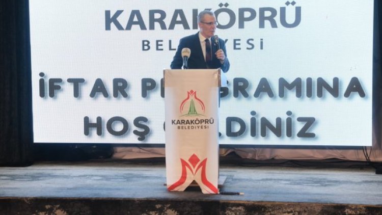 Karaköprü'de İftar Sofrasında Siyasi Buluşma