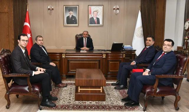 Meteoroloji Bölge Müdürü ve İl Müdürü Şanlıurfa Valisi Hasan Şıldak'ı Ziyaret Etti