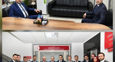 Vali Hasan Şıldak, Yeni Sanayi ve Teknoloji İl Müdürü Mehmet Yazgan'ı Tebrik Etti