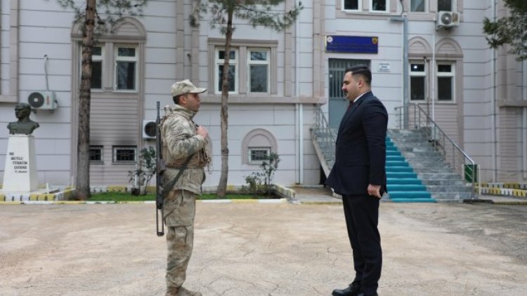 Viranşehir Kaymakamı Kemal Ülkü Eyyüpnebi Jandarma Karakolunu Ziyaret Etti