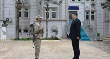 Viranşehir Kaymakamı Kemal Ülkü Eyyüpnebi Jandarma Karakolunu Ziyaret Etti