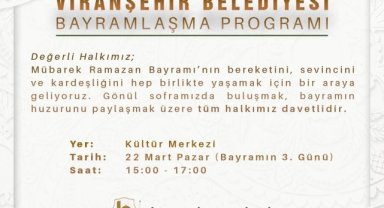 Viranşehir'de Geleneksel Bayramlaşma Programı Düzenleniyor