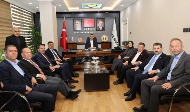 AK Parti Şanlıurfa İl Başkanı Günbegi'den Milletvekili Yazmacı'ya Ziyaret