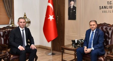 AK Parti Siverek İlçe Başkanı Özeyranoğlu, Şanlıurfa Valisi Şıldak'ı Ziyaret Etti