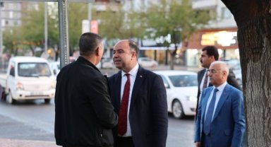 Başkan Nihat Çiftçi, GAP Bulvarı'nda Vatandaşlarla Buluştu