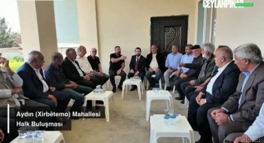 Ceylanpınar Belediyesi Aydın Kırsal Mahallesi'nde Halk Buluşması Gerçekleştirdi