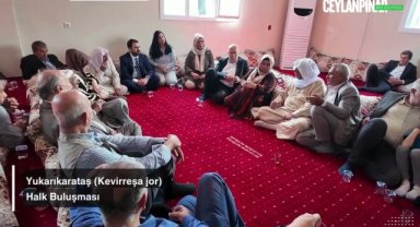 Ceylanpınar'da 'Söz Senin, Köy Senin' Halk Buluşması Yukarıkarataş'ta Gerçekleşti