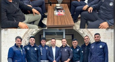 Eyyübiye Belediyesi Zabıta Ekiplerinden Emniyet Müdürlüğüne Ziyaret