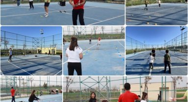 Eyyübiye Millet Bahçesi'nde Ücretsiz Tenis Kursları Başladı