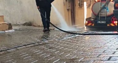 Eyyübiye'de Cadde ve Sokaklar Temizleniyor, Düzenleniyor