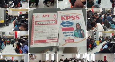 Eyyübiye'de Gençlere Yönelik Deneme Sınavları Devam Ediyor