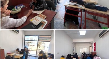 Eyyübiye'de Kadın Destek Merkezi'nde Okuma-Yazma Kursları Sürüyor