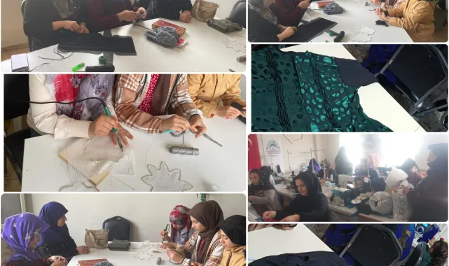 Eyyübiye'de Kadınlara Yönelik Mesleki Beceri Kursları Devam Ediyor