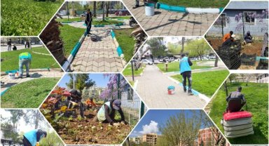 Eyyübiye'de Parklar Yenileniyor: Temizlik ve Bakım Çalışmaları Devam Ediyor