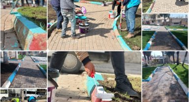 Eyyübiye'de Parklara Bakım ve Onarım Çalışmaları Devam Ediyor