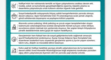 Haliliye Belediyesi Ekip Çalışmasını Vurguladı
