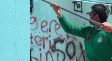 Haliliye'de Çevre Kirliliğine Karşı Boyama Çalışmaları Devam Ediyor