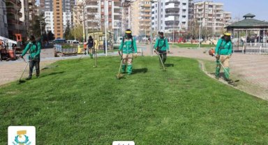 Haliliye'de Parklar Yaz Hazırlığında: Kapsamlı Bakım Çalışmaları Başladı