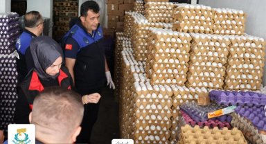 Haliliye'de Sağlıksız Depoya Baskın: 5 Bin Koli Yumurta İmha Edildi