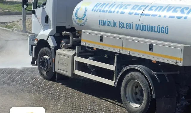 Haliliye'de Temizlik Seferberliği: Ekipler Cadde Cadde Çalışıyor