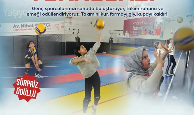 Karaköprü'de Ortaokullar Arası Voleybol Turnuvası Başvuruları Yarın Sona Eriyor