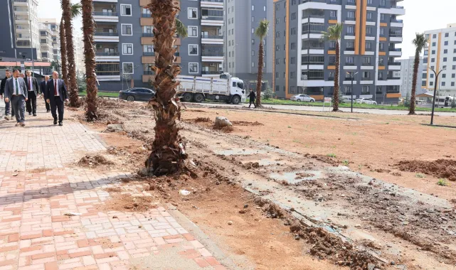 Karaköprü'de Park ve Peyzaj Çalışmaları Hız Kesmeden Devam Ediyor
