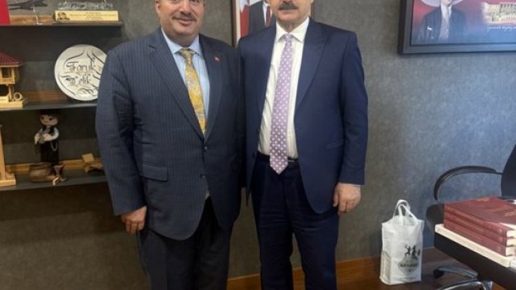 Salih Ekinci'den Faruk Çelik'e Ziyaret