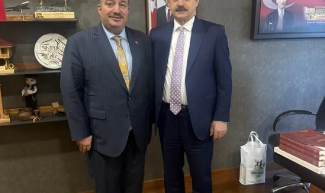 Salih Ekinci'den Faruk Çelik'e Ziyaret