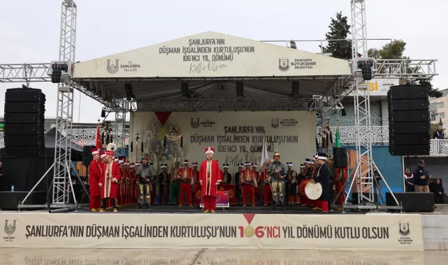 Şanlıurfa'nın Kurtuluşunun 106. Yılı Kutlandı, Rabia Meydanı'nda Tören Düzenlendi