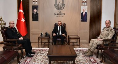 Tümgeneral Şakir Uslu'dan Şanlıurfa Valisi Hasan Şıldak'a Ziyaret
