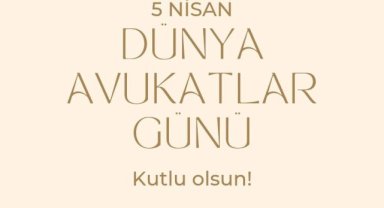Viranşehir Belediyesi'nden Avukatlar Günü Mesajı