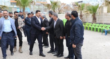 Viranşehir Kaymakamı Kemal Ülkü, AK Parti İlçe Başkanı Lütfi Bağcı'nın Ağabeyinin Taziyesine Katıldı