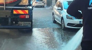 Eyyübiye Belediyesi Temizlik Ekipleri Şehri Pırıl Pırıl Yapıyor