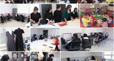 Eyyübiye'de Kadın Destek Merkezlerinde Çeşitli Kurslar Devam Ediyor