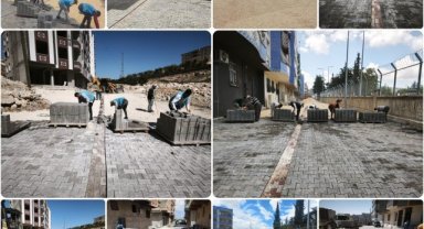 Eyyübiye'de Üst Yapı Çalışmaları Aralıksız Sürüyor