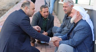Karaköprü Belediye Başkanı Nihat Çiftçi Doğukent'te İncelemelerde Bulundu