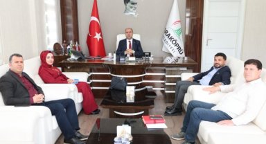 Karaköprü Belediye Başkanı Nihat Çiftçi'den Geri Dönüşüm Tesisi Yetkililerine Ziyaret