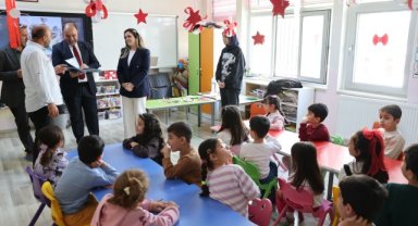 Karaköprü Belediye Başkanı Nihat Çiftçi'den Hüma Hatun Anaokulu'na Ziyaret